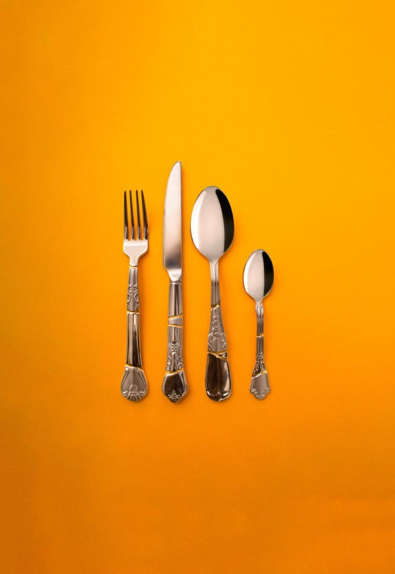 media image for Kintsugi Cutlery - Set of 4 3 213