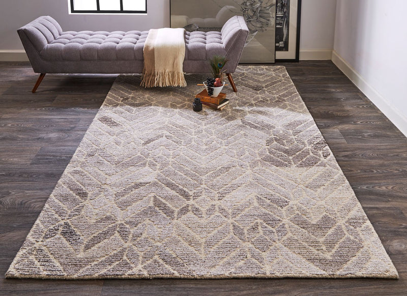 media image for Palatez Hand Tufted Opal Gray and Warm Rug by BD Fine Roomscene Image 1 232