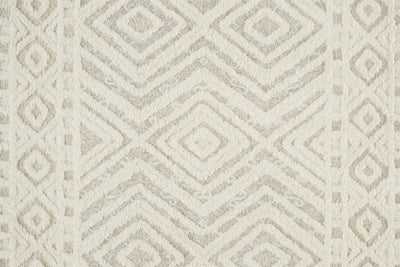 product image for Elika Hand Tufted Ivory and Tan Rug by BD Fine Texture Image 1 60