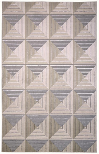 product image for Orin Gray and Silver Rug by BD Fine Flatshot Image 1 17