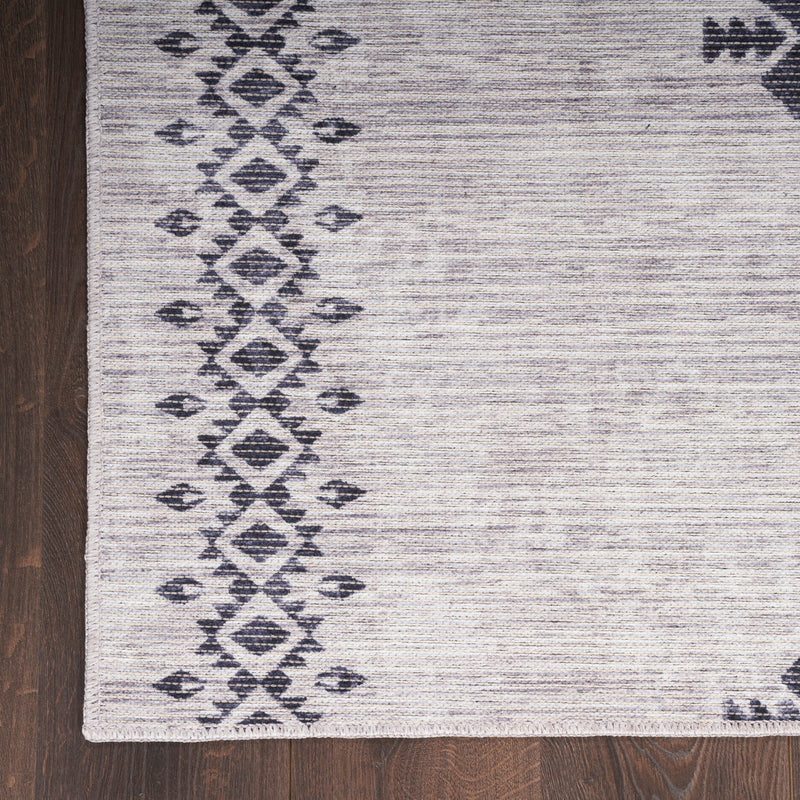 media image for Nicole Curtis Machine Washable Series Ivory Charcoal Scandinavian Rug By Nicole Curtis Nsn 099446163332 5 267