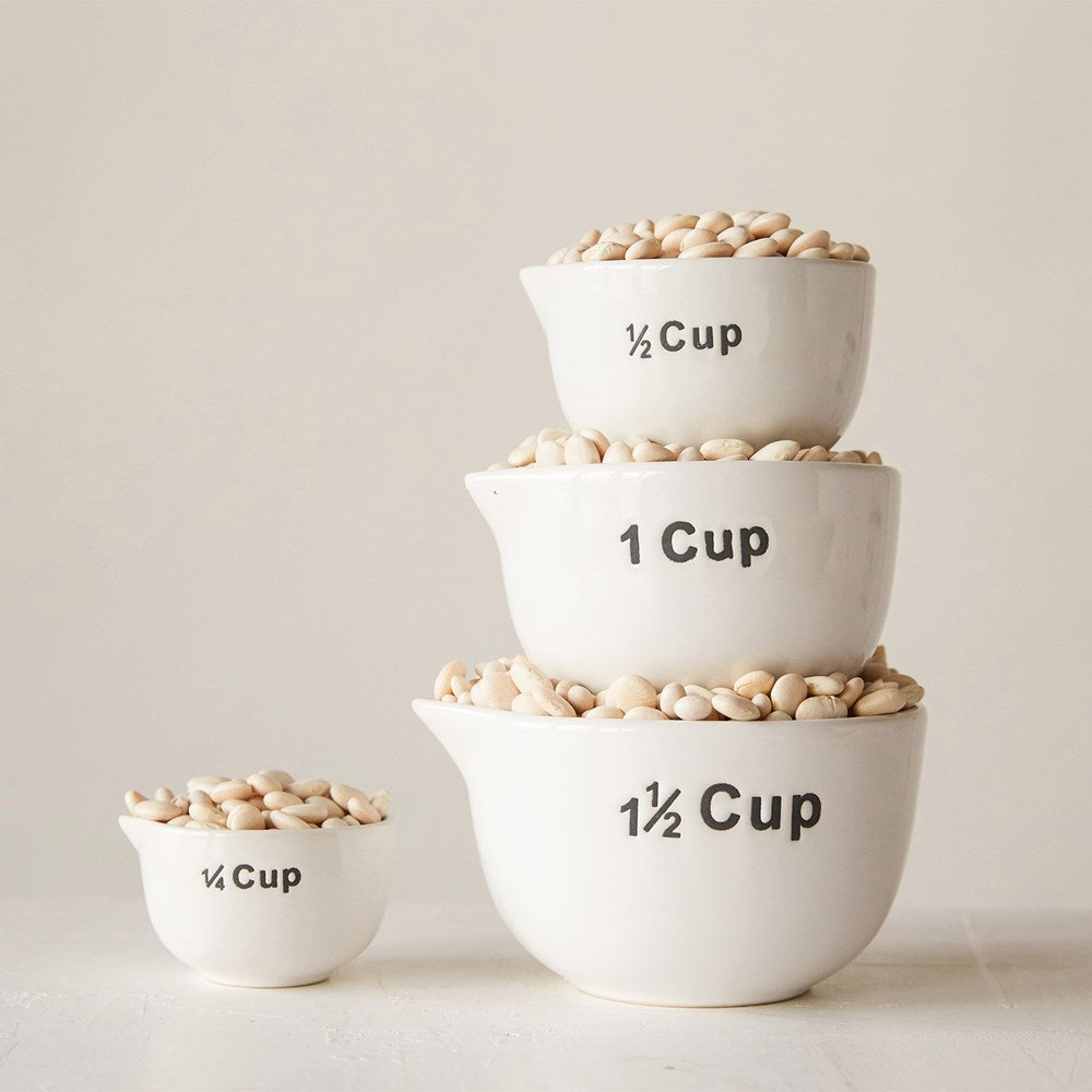 Shop Stoneware Measuring Cups, Set of 4 | Burke Decor