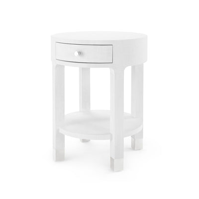 product image for dakota 1 drawer round side table in various colors 7 33