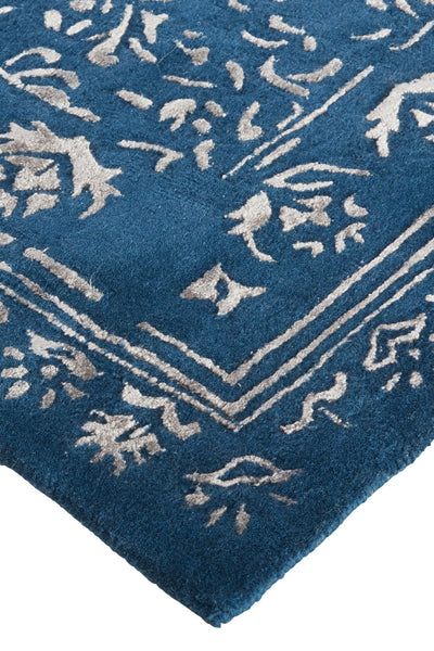 product image for Khalo Hand Tufted Blue and Gray Rug by BD Fine Corner Image 1 3