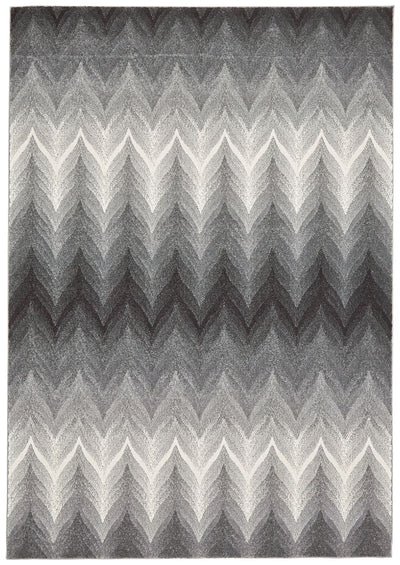 product image for Milania Gray and White Rug by BD Fine Flatshot Image 1 84