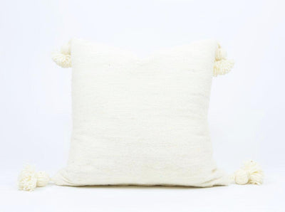 product image of Asma White Moroccan Silk Pillow 1 575