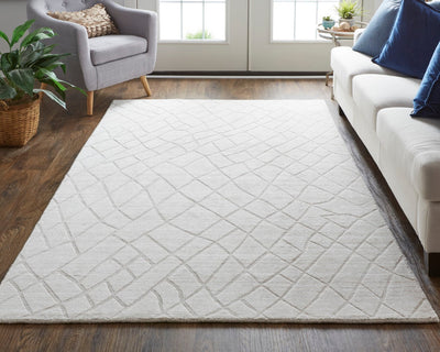 product image for Tatem Hand Woven Linear Beige Rug 6 69