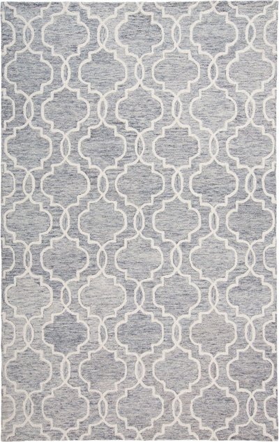 product image of Natal Hand Tufted Gray and Ivory Rug by BD Fine Flatshot Image 1 554