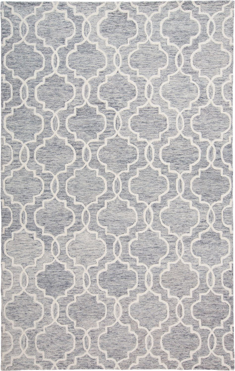 media image for Natal Hand Tufted Gray and Ivory Rug by BD Fine Flatshot Image 1 282