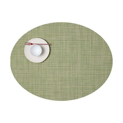 product image for mini basketweave oval placemat by chilewich 100130 002 7 25