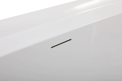 product image for calum 59 soaking bathtub by elegant furniture bt10559gw 6 71