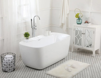 product image for calum 59 soaking bathtub by elegant furniture bt10559gw 11 9