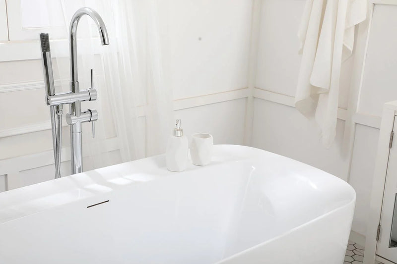 media image for calum 59 soaking bathtub by elegant furniture bt10559gw 14 232