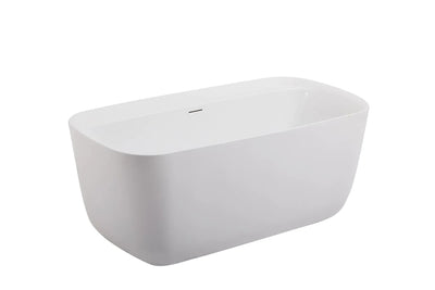 product image for calum 59 soaking bathtub by elegant furniture bt10559gw 3 75