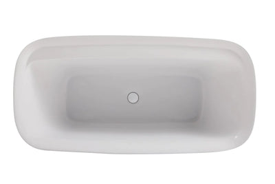 product image for calum 59 soaking bathtub by elegant furniture bt10559gw 4 32