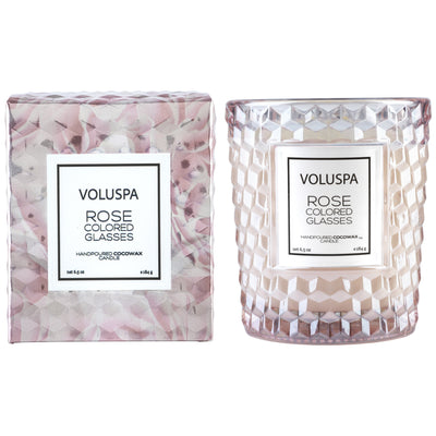 product image for Classic Textured Glass Candle in Rose Colored Glasses design by Voluspa 16