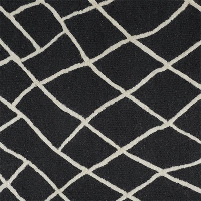 product image for Cavan Hand Tufted Black and Ivory Rug by BD Fine Texture Image 1 63