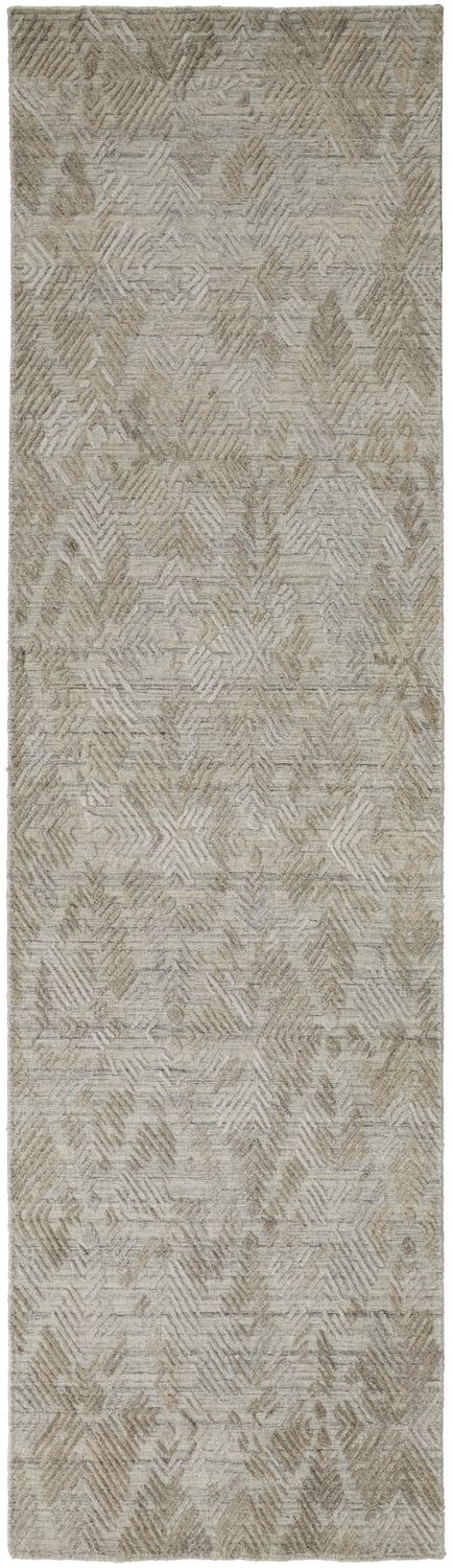 media image for Huntley Gray and Taupe Rug by BD Fine Flatshot Image 1 263