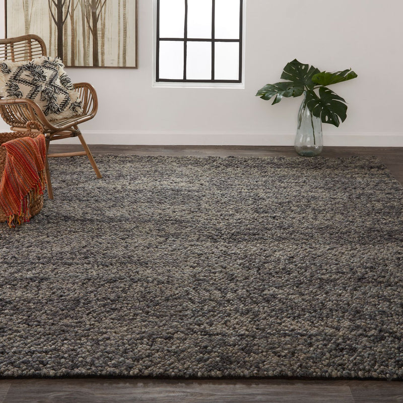 media image for Genet Hand Woven Chracoal Gray Rug by BD Fine Roomscene Image 1 266