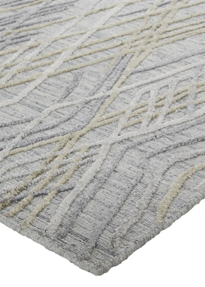 product image for Huntley Hand Woven Gray and Taupe Rug by BD Fine Corner Image 1 90