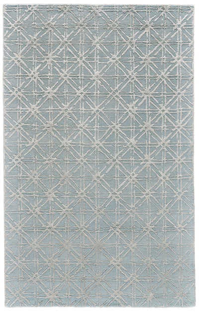 product image for Hartford Hand Tufted Blue and Gray Rug by BD Fine Flatshot Image 1 25