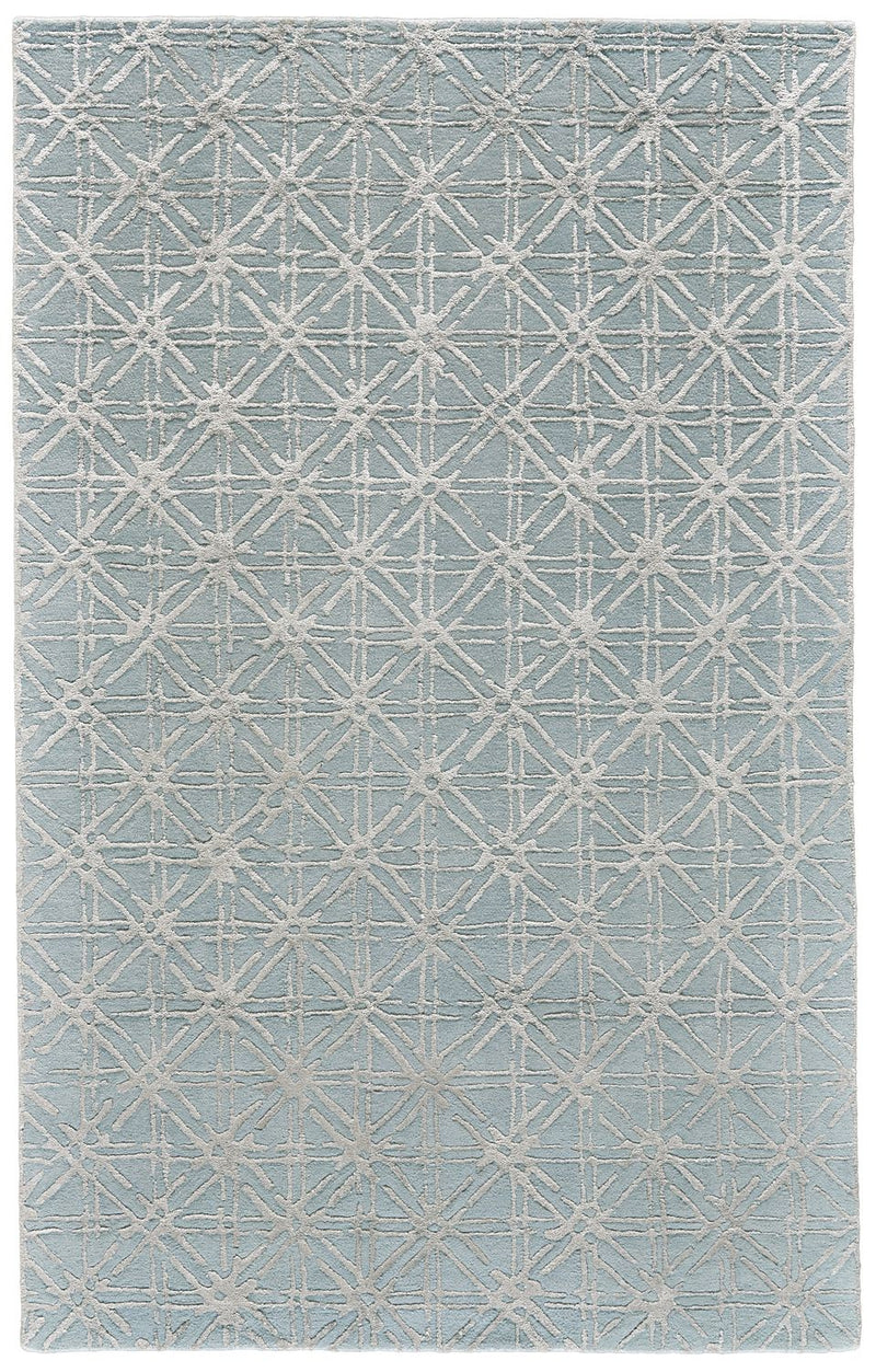 media image for Hartford Hand Tufted Blue and Gray Rug by BD Fine Flatshot Image 1 288