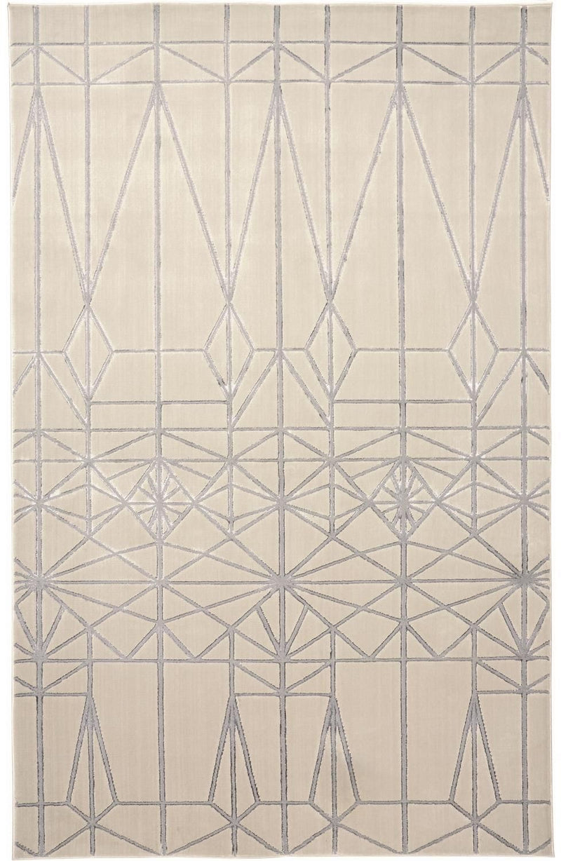 media image for Orin Ivory and Silver Rug by BD Fine Flatshot Image 1 231
