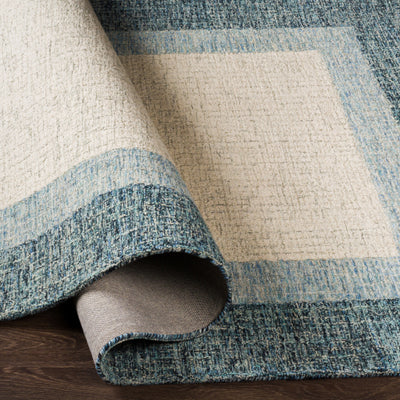 product image for Elena Wool Blue Rug Fold Image 52