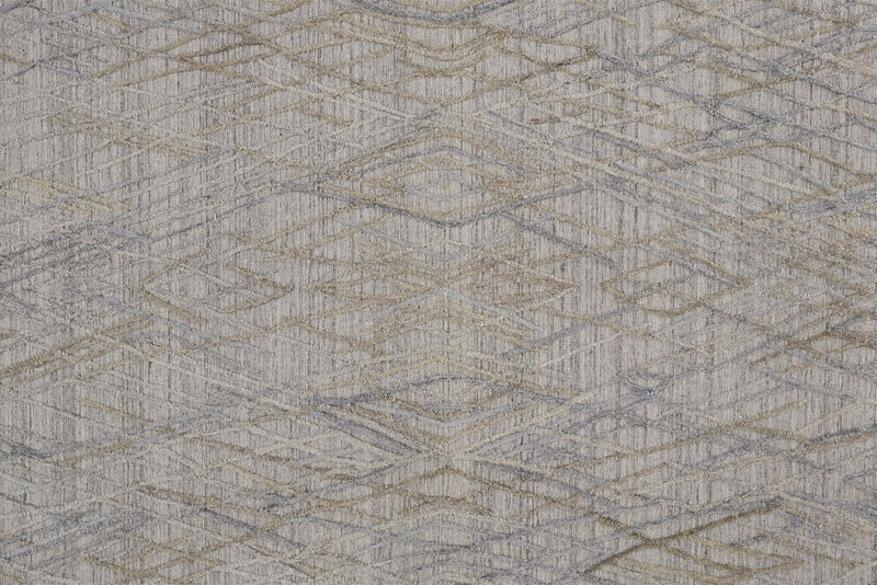 media image for Huntley Hand Woven Gray and Blue Rug by BD Fine Texture Image 1 286