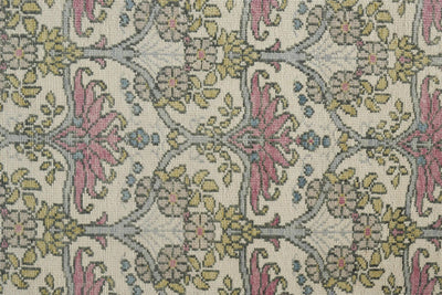 product image for Bennet Hand Knotted Gray and Pink Rug by BD Fine Texture Image 1 15