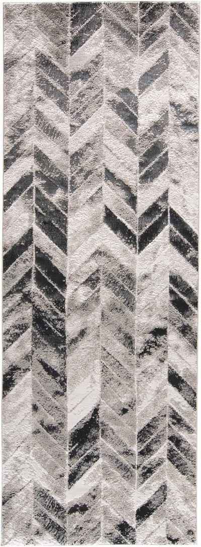 product image for Orin Silver and Black Rug by BD Fine Flatshot Image 1 9