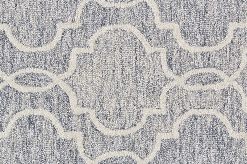 media image for Natal Hand Tufted Gray and Ivory Rug by BD Fine Texture Image 1 286