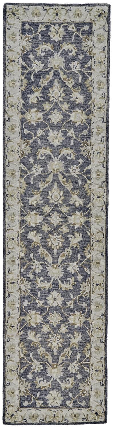 product image for Botticino Hand Tufted Blue and Gray Rug by BD Fine Flatshot Image 1 35