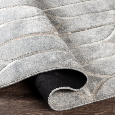 product image for Eloquent Viscose Grey Rug Fold Image 83