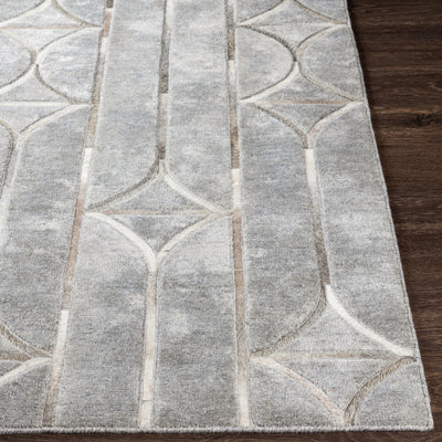 product image for Eloquent Viscose Grey Rug Front Image 73