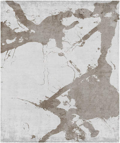 product image for Eastern Side of Nanjing Hand Knotted Rug in Grey design by Second Studio 60