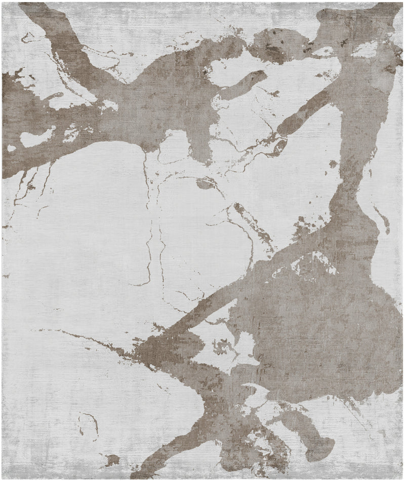 media image for Eastern Side of Nanjing Hand Knotted Rug in Grey design by Second Studio 230