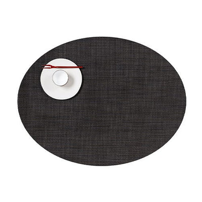 product image for mini basketweave oval placemat by chilewich 100130 002 9 59