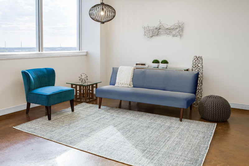 media image for Mazen Gray and Blue Rug by BD Fine Roomscene Image 1 244