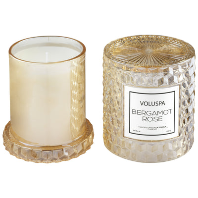 product image for Icon Cloche Cover Candle in Bergamot Rose design by Voluspa 81