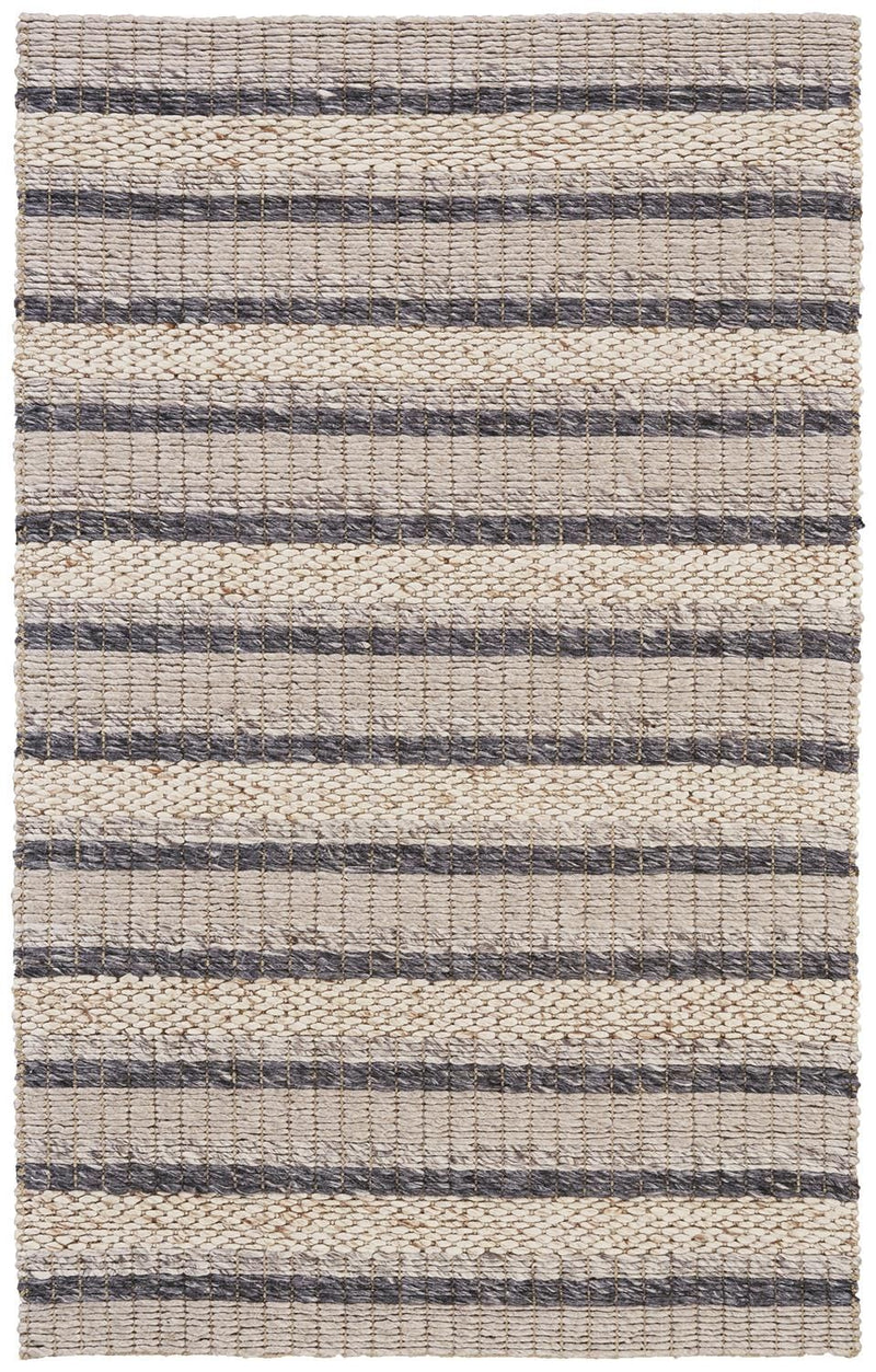 media image for Genet Hand Woven Ivory and Tan Rug by BD Fine Flatshot Image 1 259