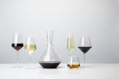 product image for angled crystal wine decanter 4 64