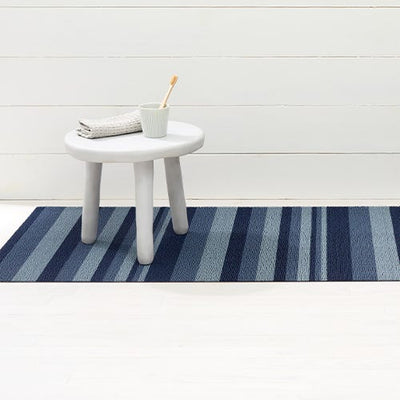 product image for bounce stripe shag mat by chilewich 200779 001 5 56