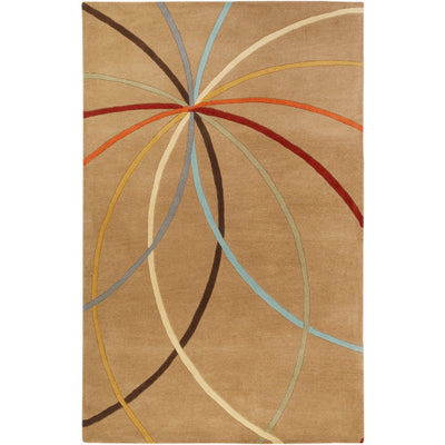 product image of Forum Wool Tan Rug Flatshot Image 536