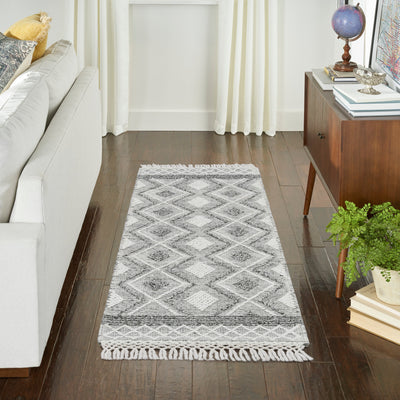 product image for series 3 handmade grey ivory rug by nourison 99446882684 redo 4 80