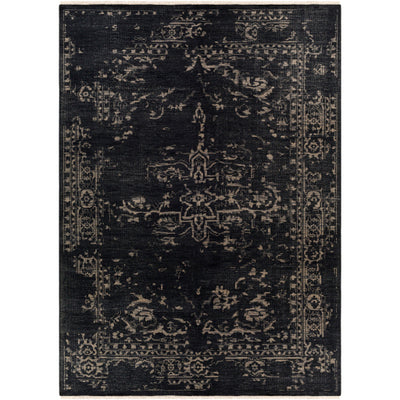 product image for Festival Nz Wool Black Rug Flatshot 2 Image 6