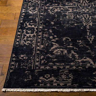 product image for Festival Nz Wool Black Rug Front Image 12