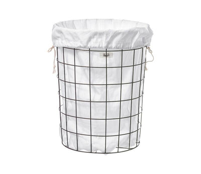 product image for wire basket with plain laundry bag large design by puebco 4 74