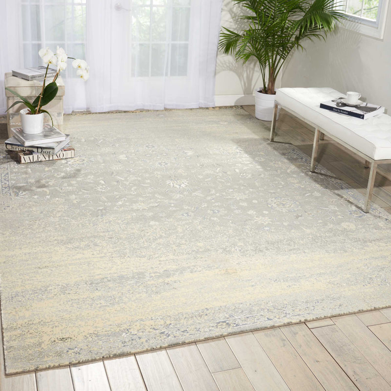 media image for luminance hand loomed silver rug by nourison nsn 099446308009 5 273