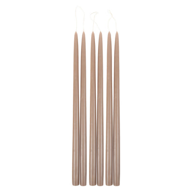 product image for Greige Taper Candles in Various Sizes 36